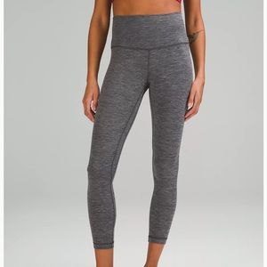 NWT Lululemon Align High Rise Yoga Pants/Leggings 12 Heathered Graphite Grey